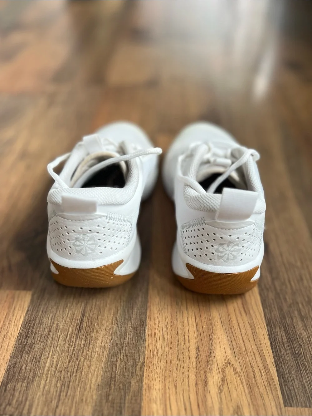 Nike Youth White Court / Volleyball shoes.